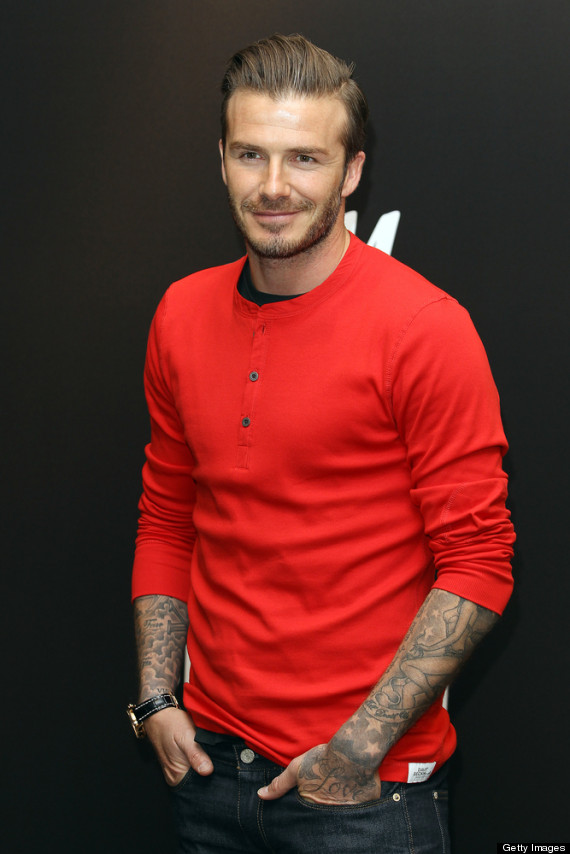 David Beckham Meets Fans At H&M