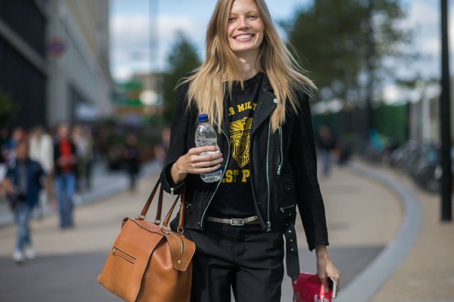 EXCLUSIVE London Fashion Week Spring/Summer 2016 - Streetstyle Featuring: Model Where: London, United Kingdom When: 19 Sep 2015 Credit: The Styleograph/WENN.com